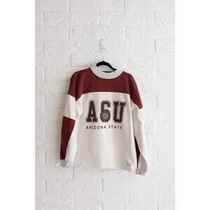 Vintage 90s ASU Arizona State Sun Devils Gear for Sports Colorblock Crewneck L